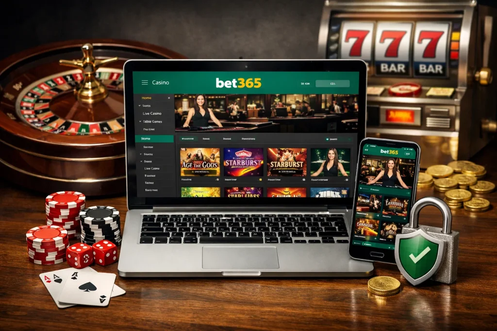Pagamenti su bet365 casino: depositi, prelievi e verifica